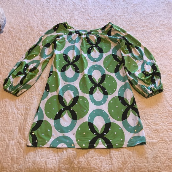 Groovy Geometric Dress size 1O by Hype - Picture 2 of 7